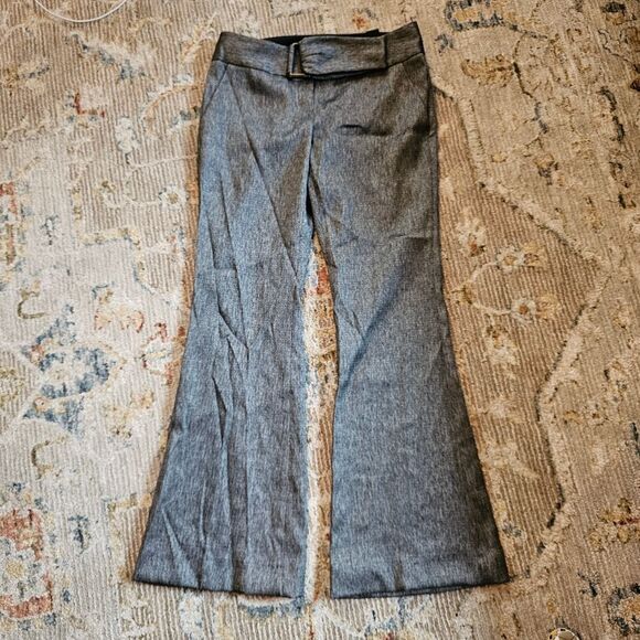 NWT The Limited Drew Fit Wide Leg Dress Pant. Black And White. Sz 6 With 31" Ins - Picture 1 of 9